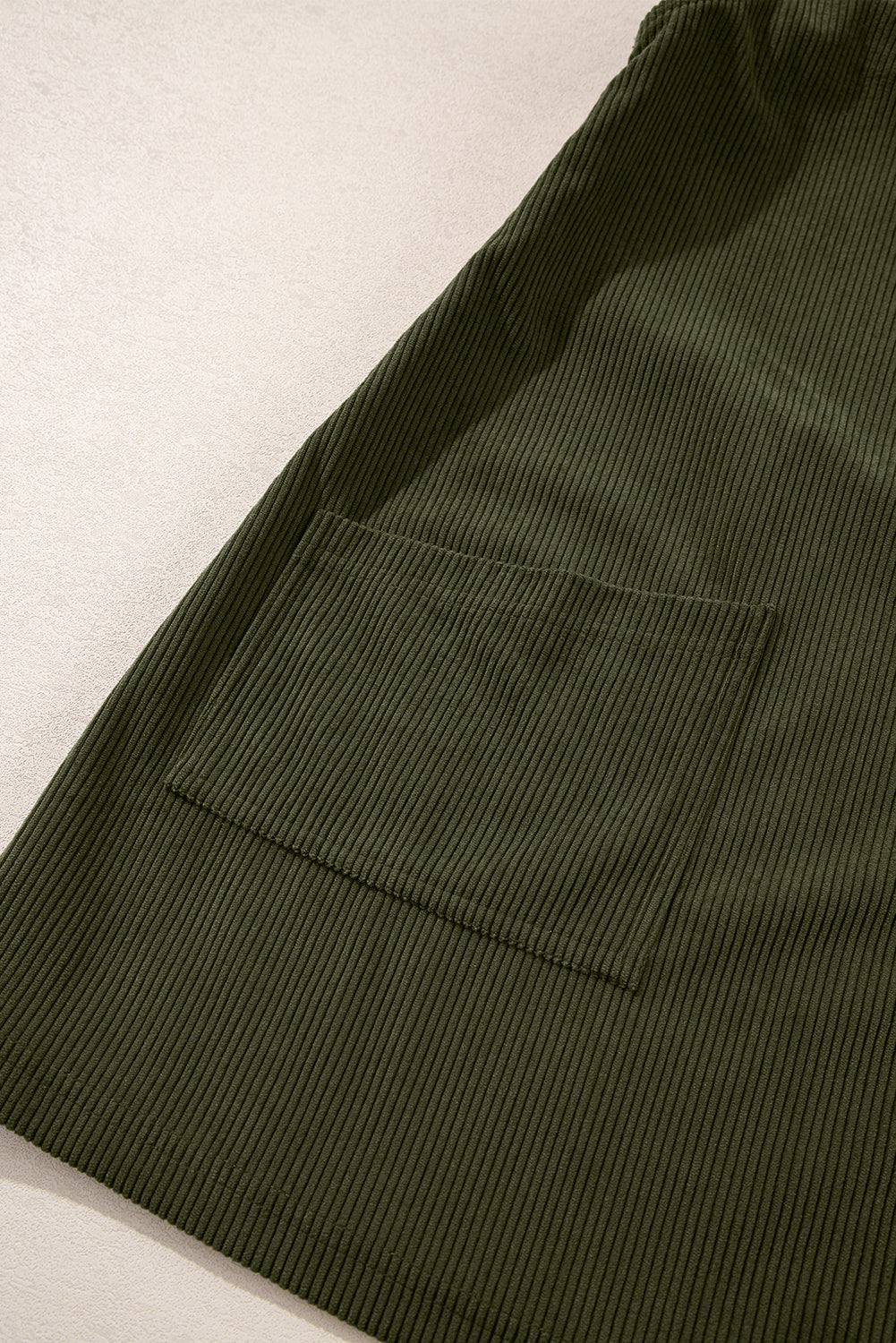 Sleeveless Corduroy Overall Dress