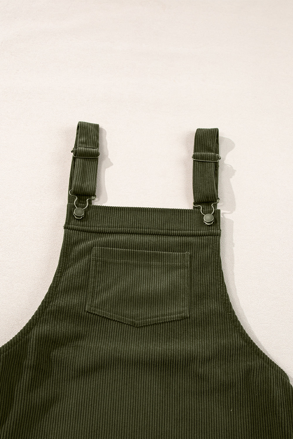 Sleeveless Corduroy Overall Dress