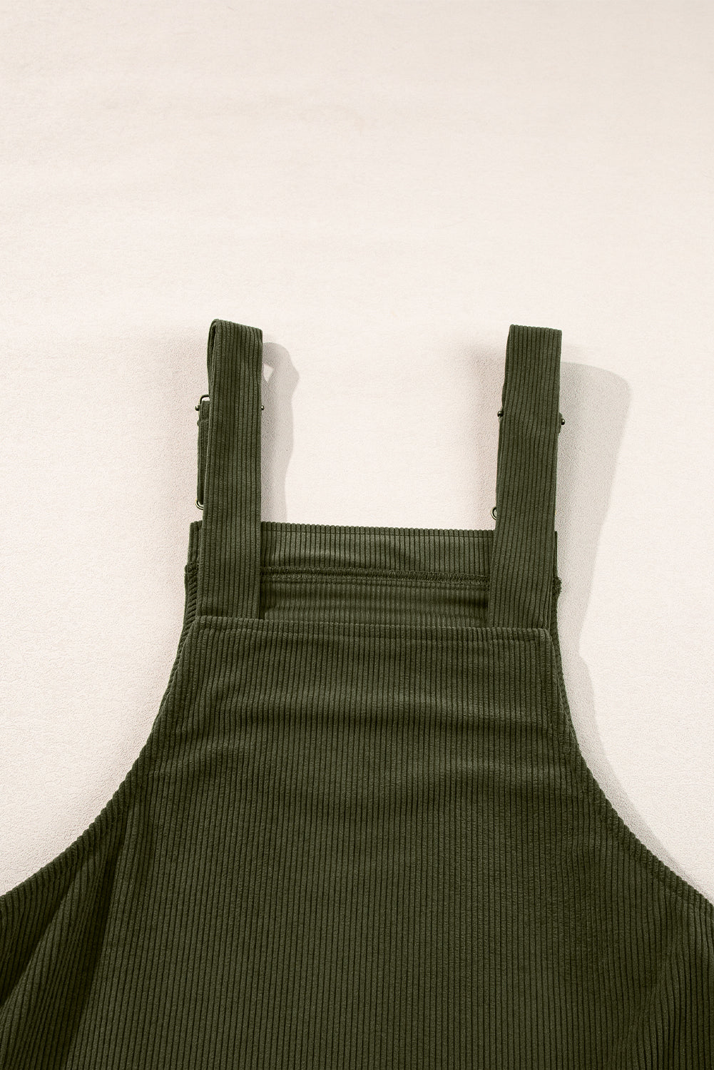 Sleeveless Corduroy Overall Dress
